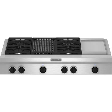 gas cooktop with griddle 48